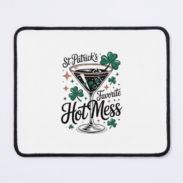 Item preview, St Patrick’s Glitter Shamrock Beer Patty’s Day Humor Irish Drink Alcohol Martini designed and sold by Moon-Ape.