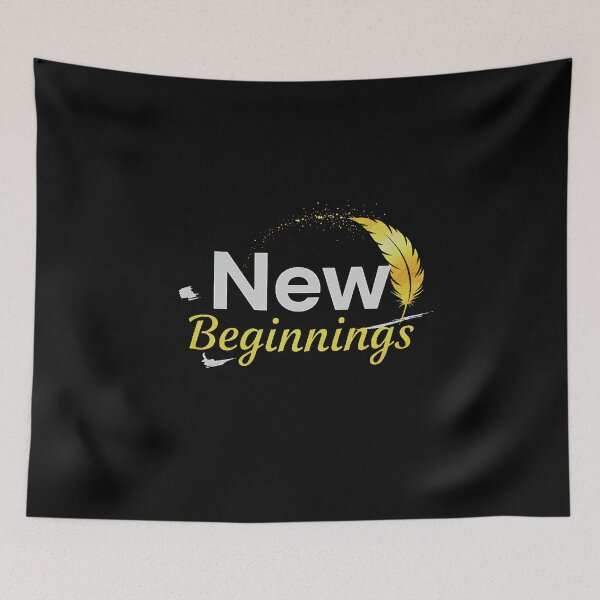 Item preview, New Beginnings - Golden Feather Luxury Motivation designed and sold by Marie***2905.