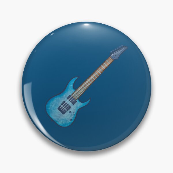 Item preview, Blue burl electric guitar designed and sold by ElectronicCloud.