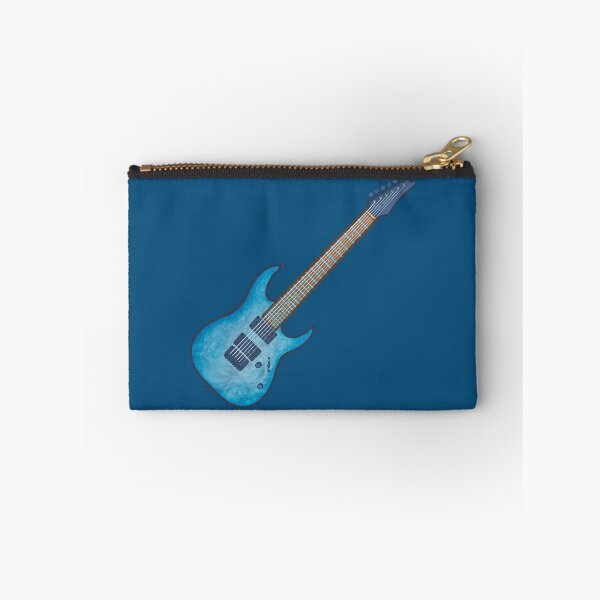 Item preview, Blue burl electric guitar designed and sold by ElectronicCloud.
