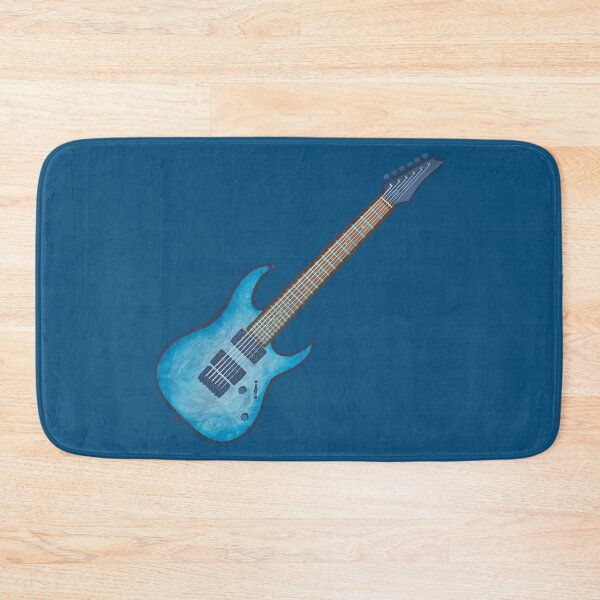 Item preview, Blue burl electric guitar designed and sold by ElectronicCloud.