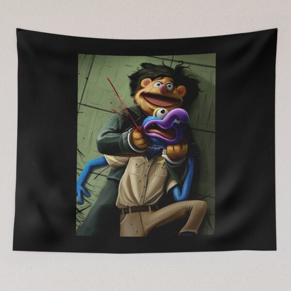 Item preview, No Country for Old Men Parody Muppets Meme designed and sold by archiwyzardArt.