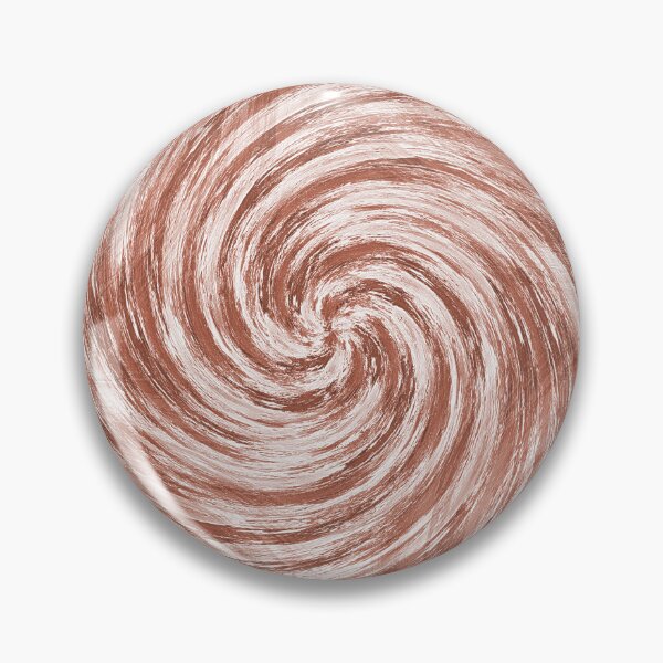 Item preview, Retro Spiral Pattern in Reddish Brown designed and sold by Artistestella.