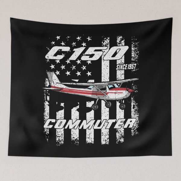 Item preview, C150 Commuter Patriotic Pilot T-Shirt designed and sold by Emberglowo.