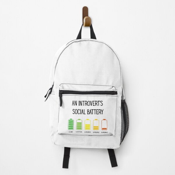 Item preview, An Introvert's Social Battery | Funny Introvert Humor designed and sold by Tattyarts.