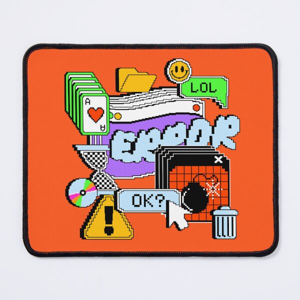 Item preview, Retro Internet Crash Pixel Art Collage with Error Windows and 90s Computer Icons designed and sold by QuietBloom80.