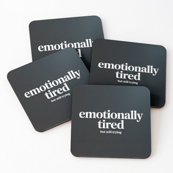 Item preview, Emotionally Tired Dark Aesthetic Shirt Burnout Mood, brafdesign designed and sold by Brafdesign.
