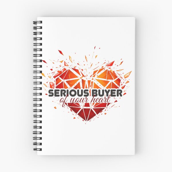 Item preview, “Serious buyer of your heart” designed and sold by prafulka | LoveLine Studio | Romantic & Flirty Designs.