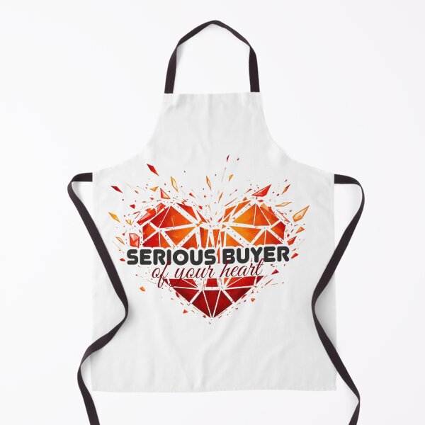 Item preview, “Serious buyer of your heart” designed and sold by prafulka | LoveLine Studio | Romantic & Flirty Designs.