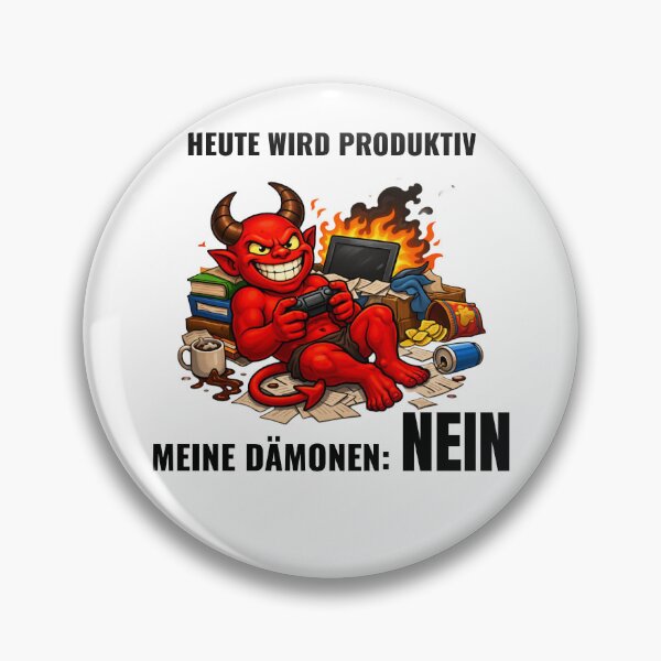 Item preview, Today will be productive – My demons: No designed and sold by AlpineInkStudio.