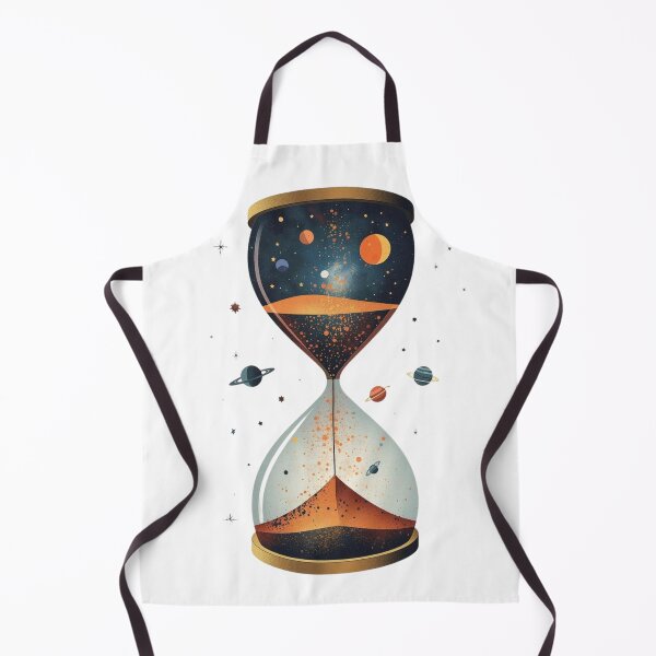Item preview, Cosmic Hourglass – Time and Universe Illustration designed and sold by catcurio.