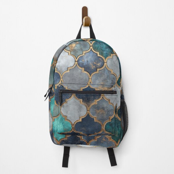 Item preview, Antique Grey Emerald Maroccan Gold Gilding Pattern designed and sold by GrinGalore.