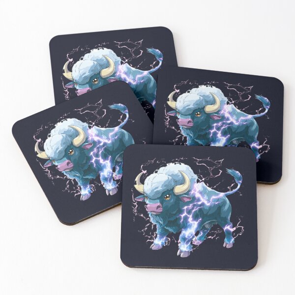 Item preview, Electric Storm Bison designed and sold by MYTHIC PEEL STICKERS.