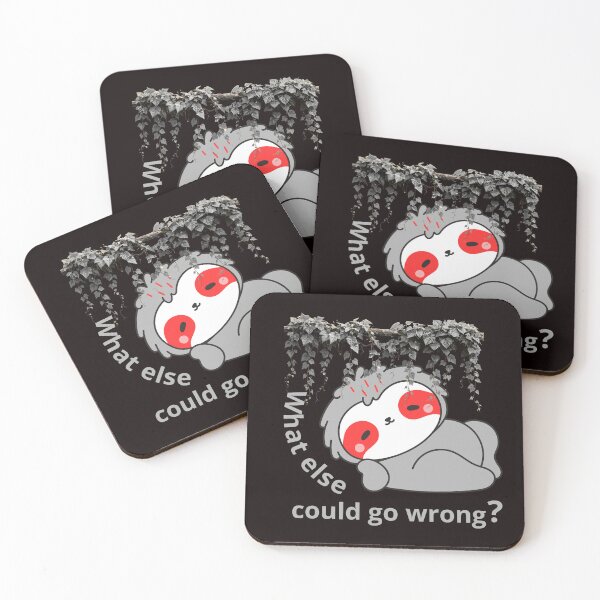 Item preview, Cute Sloth “What Else Could Go Wrong?” Funny Dark Humor Design designed and sold by Tadeusz1.