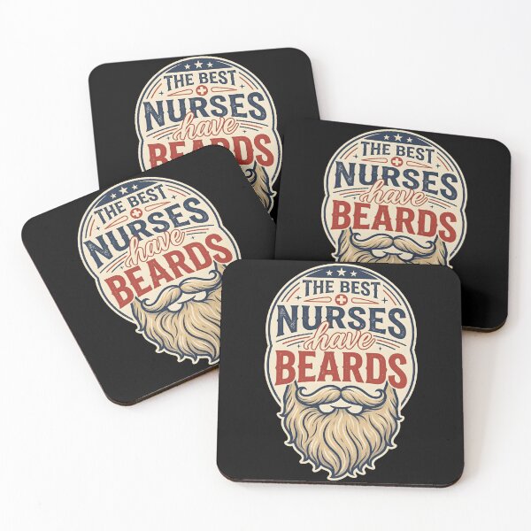 Item preview, The Best Nurses Have Beards Funny Male Nurse designed and sold by THREE LITTLE BEANS.
