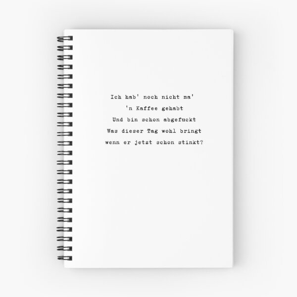 Item preview, I haven't even had coffee yet – Funny German Quote designed and sold by MrsMirabilis.