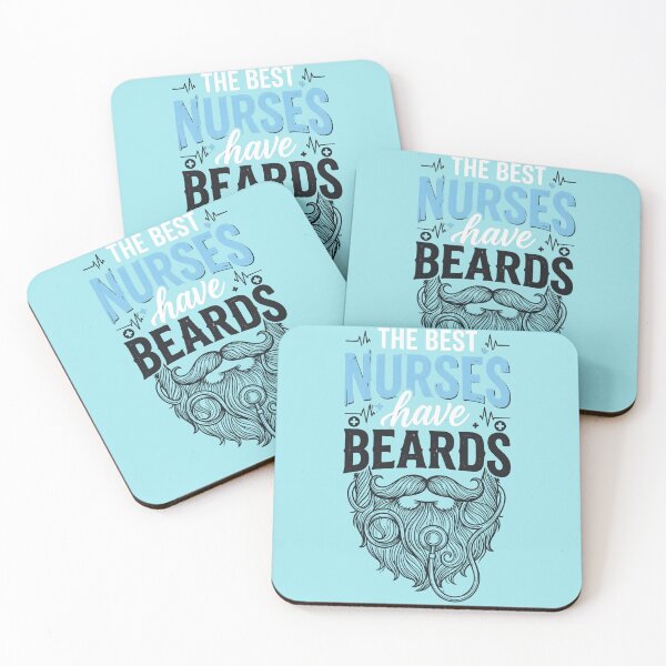 Item preview, The Best Nurses Have Beards Funny Male Nurse designed and sold by THREE LITTLE BEANS.