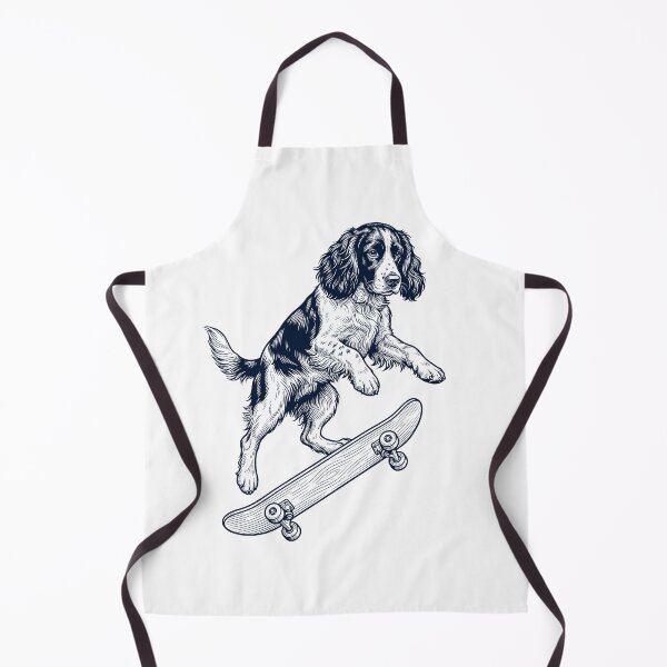 Item preview, Perro de raza English Springer Spaniel clásico patinando y amante de los perros designed and sold by DoodleTortle.