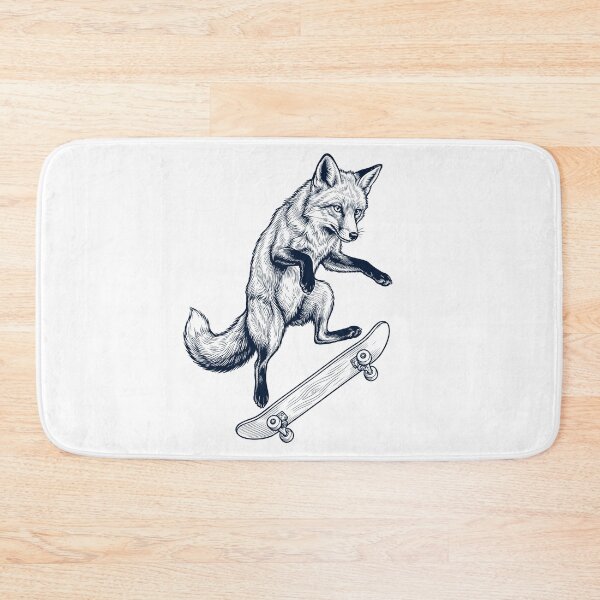 Item preview, Vintage Fox Skateboarding Skate Animal Lover designed and sold by DoodleTortle.