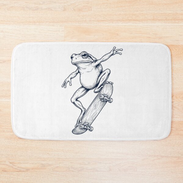 Item preview, Vintage Frog Skateboarding Skate Animal Lover designed and sold by DoodleTortle.
