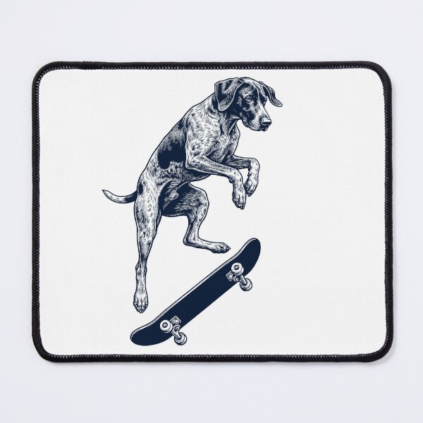 Item preview, Vintage German Shorthaired Pointer Skateboarding Skate Dog Dad Lover designed and sold by DoodleTortle.