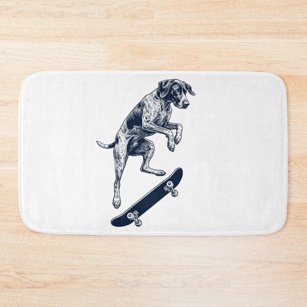 Item preview, Vintage German Shorthaired Pointer Skateboarding Skate Dog Dad Lover designed and sold by DoodleTortle.