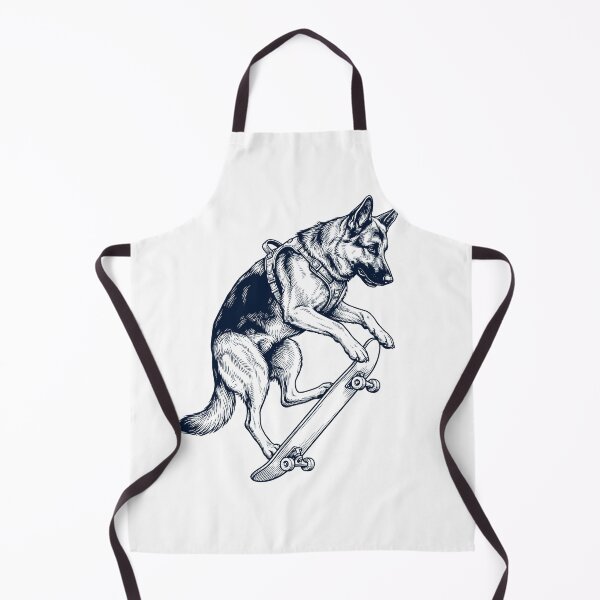 Item preview, Vintage German Shepherd Skateboarding Skate Dog Dad Lover designed and sold by DoodleTortle.