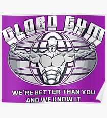 Globo Fitnessstudio Poster