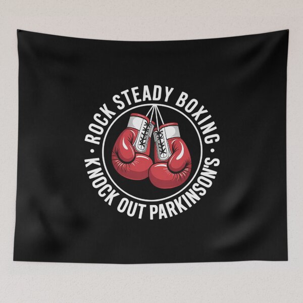 Item preview, STEADY BOXING KNOCK OUT PARKINSONS FIGHTER RED GLOVES designed and sold by VENOM0RIOT.