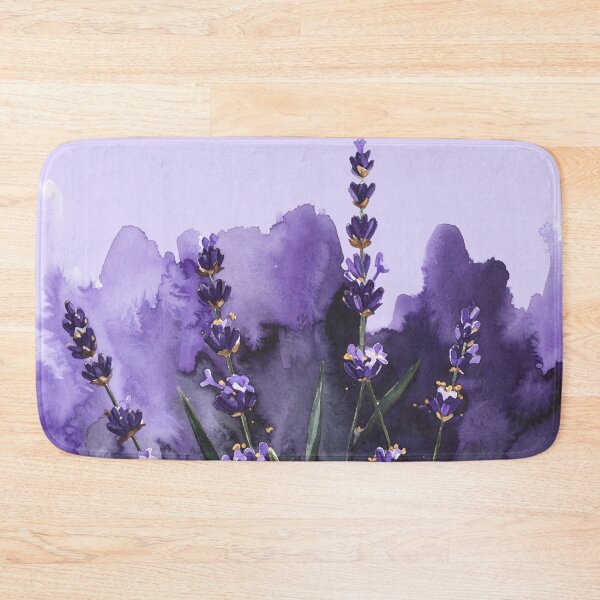 Item preview, Lavender Watercolor Floral Abstract Background designed and sold by Rutvain.