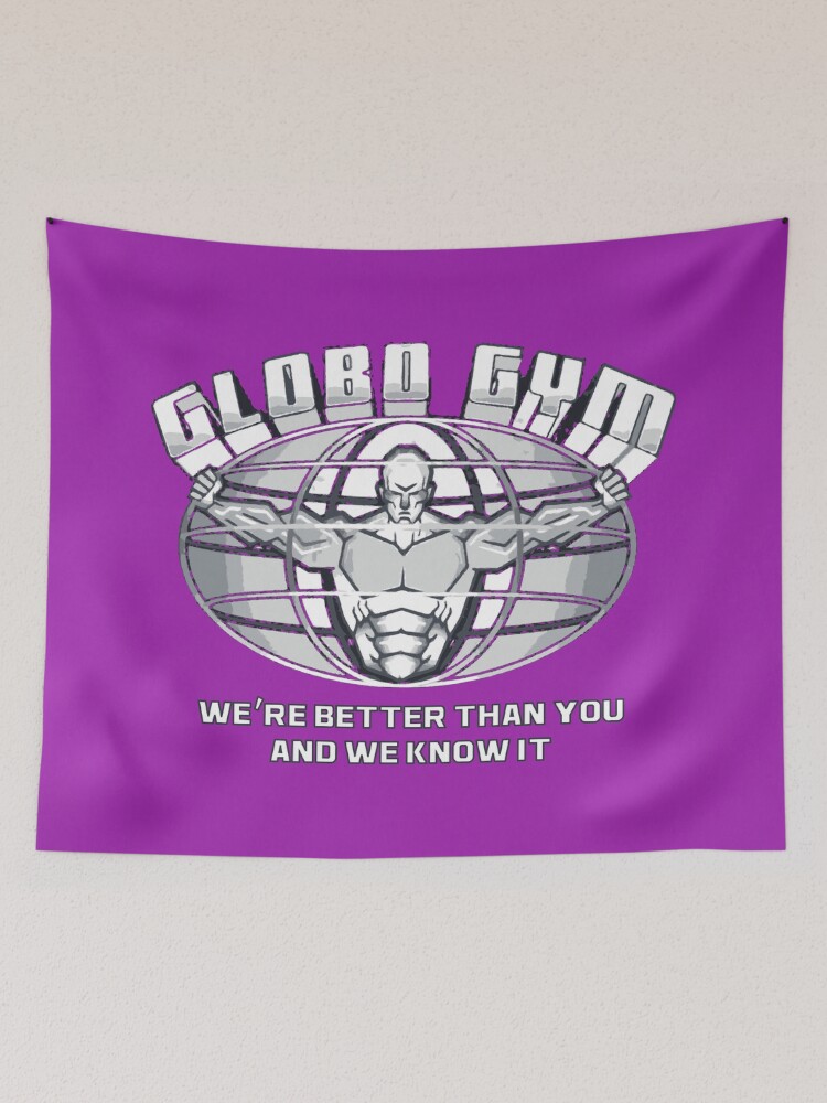 Thumbnail 2 of 3, Tapestry, Globo Gym designed and sold by JJFGraphics.