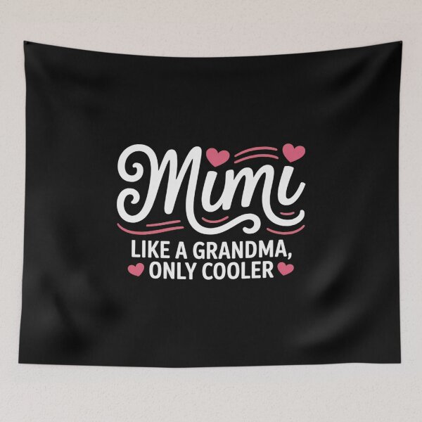 Item preview, Mimi Like A Grandma Only Cooler Heart Mother's Day Mimi designed and sold by RonnasJackson.