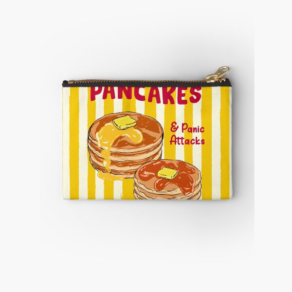Item preview, Pancakes and Panic Attacks Retro Breakfast Illustration designed and sold by MaiZephyr.