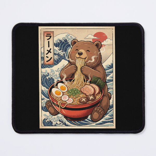 Item preview, Vintage Bear Ramen Japanese Kawaii Anime Animal Lover designed and sold by TerryConnells.