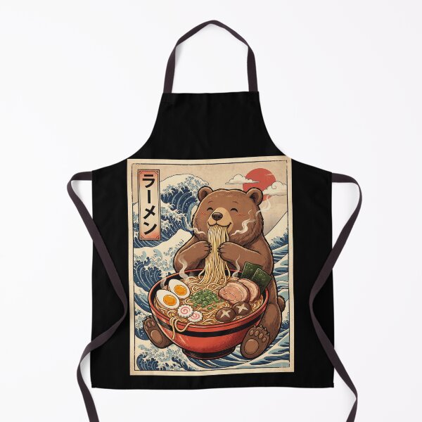 Item preview, Vintage Bear Ramen Japanese Kawaii Anime Animal Lover designed and sold by TerryConnells.