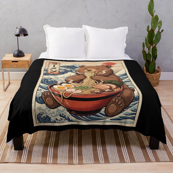 Item preview, Vintage Bear Ramen Japanese Kawaii Anime Animal Lover designed and sold by TerryConnells.