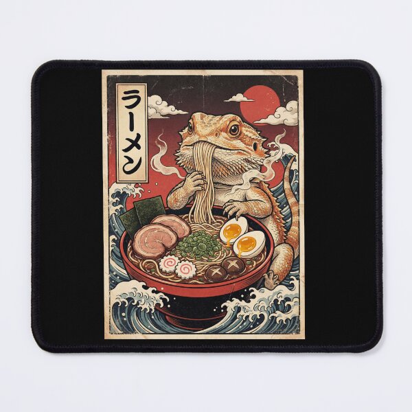 Item preview, Vintage Bearded Dragon Ramen Japanese Kawaii Anime Animal Lover designed and sold by TerryConnells.