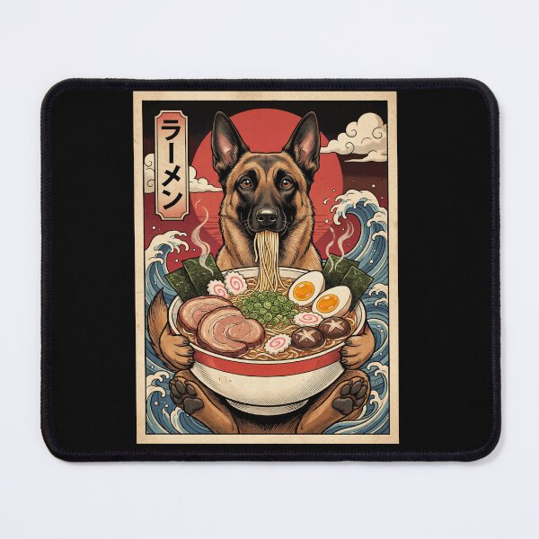Item preview, Vintage Belgian Malinois Ramen Japanese Kawaii Anime Dog Lover designed and sold by TerryConnells.