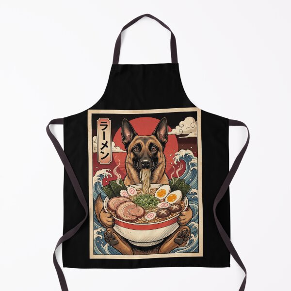 Item preview, Vintage Belgian Malinois Ramen Japanese Kawaii Anime Dog Lover designed and sold by TerryConnells.
