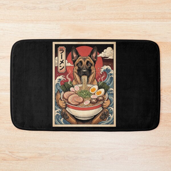 Item preview, Vintage Belgian Malinois Ramen Japanese Kawaii Anime Dog Lover designed and sold by TerryConnells.