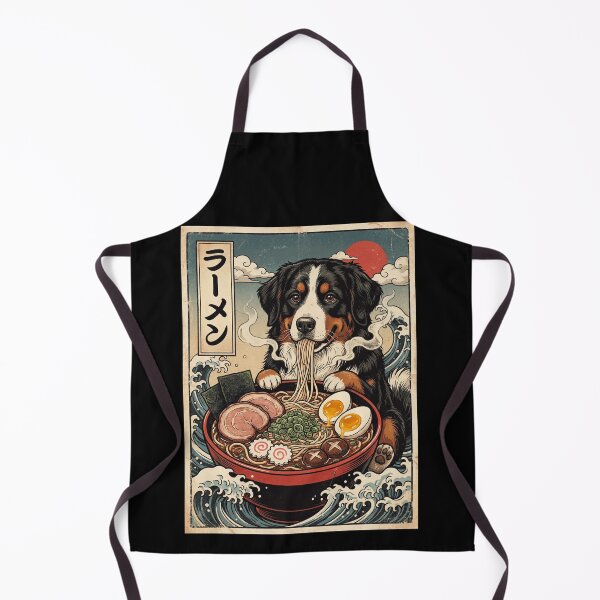 Item preview, Vintage Bernese Mountain Dog Ramen Japanese Kawaii Anime Dog Lover designed and sold by TerryConnells.