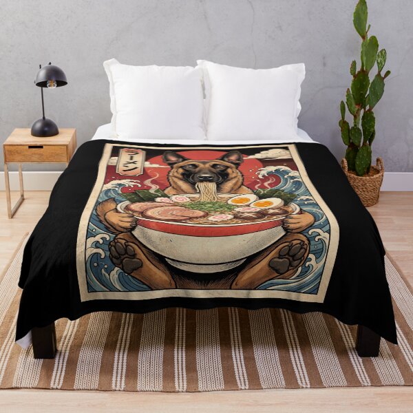 Item preview, Vintage Belgian Malinois Ramen Japanese Kawaii Anime Dog Lover designed and sold by TerryConnells.