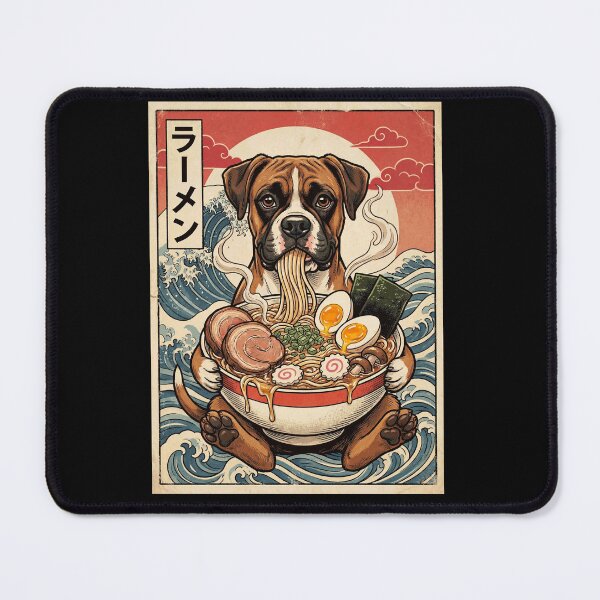 Item preview, Vintage Boxer Dog Ramen Japanese Kawaii Anime Dog Lover designed and sold by TerryConnells.