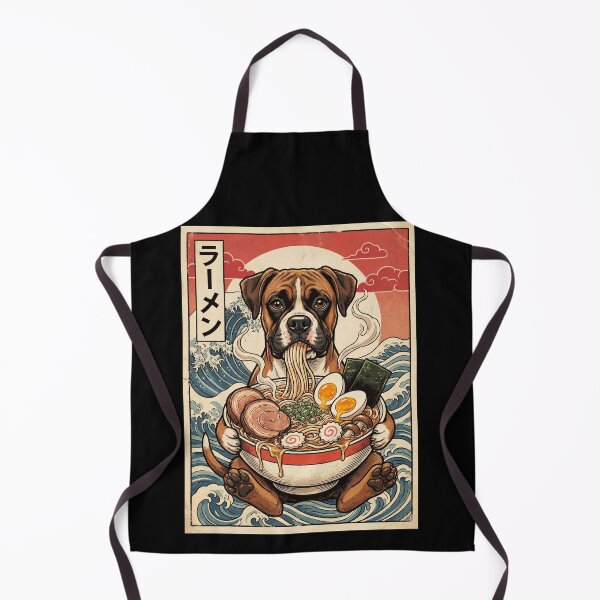 Item preview, Vintage Boxer Dog Ramen Japanese Kawaii Anime Dog Lover designed and sold by TerryConnells.