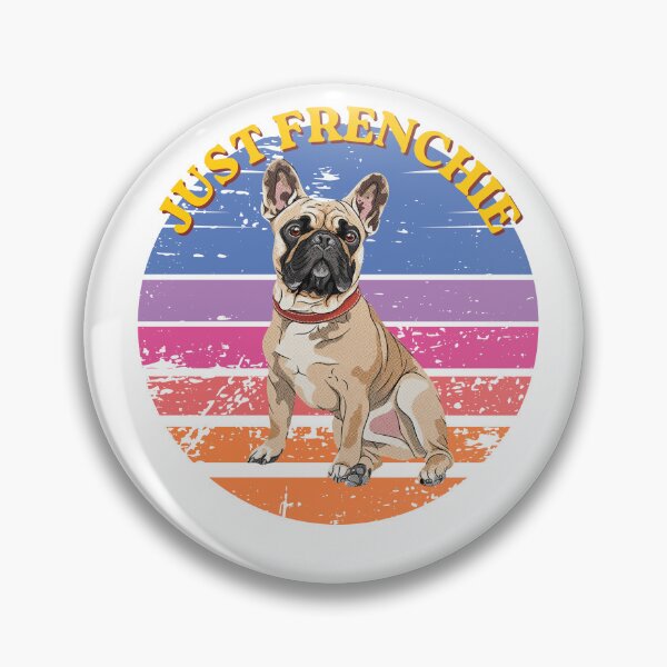 Item preview, Bulldog francés vintage retro - Just Frenchie designed and sold by Gapanaart.