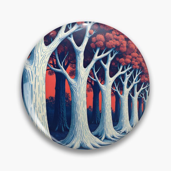 Artikelvorschau, Surrealer abstrakter Expressionismus und ätherische Bäume entworfen und verkauft von Huskyyy Designs.