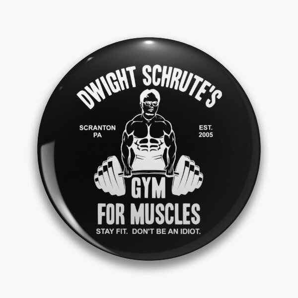 Item preview, The Office Dwight Schrute's Gym For Muscles Meme designed and sold by archiwyzardArt.