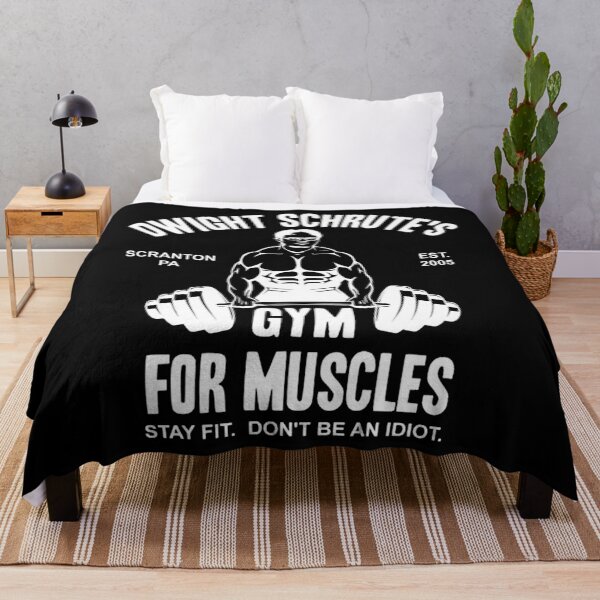 Item preview, The Office Dwight Schrute's Gym For Muscles Meme designed and sold by archiwyzardArt.