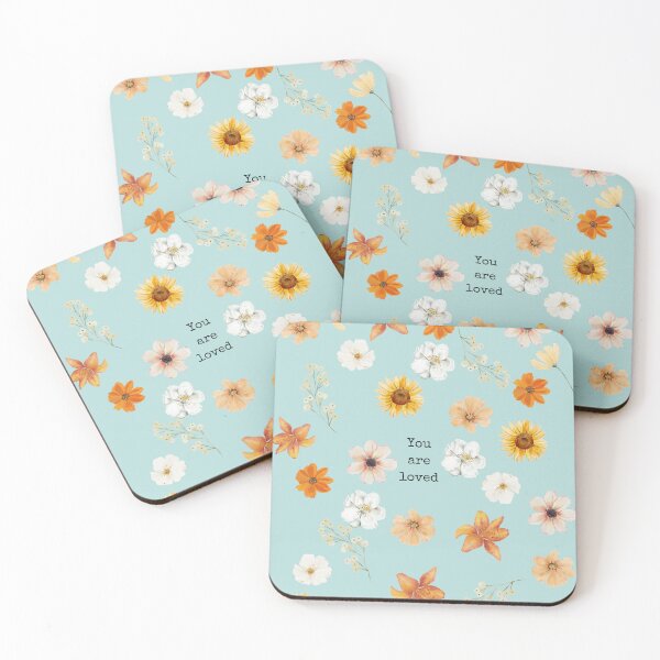 Item preview, You are loved floral  designed and sold by immagymnast.