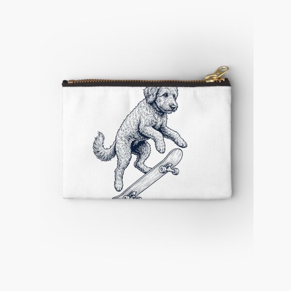 Item preview, Vintage Goldendoodle Skateboarding Skate Dog Dad Lover designed and sold by DoodleTortle.